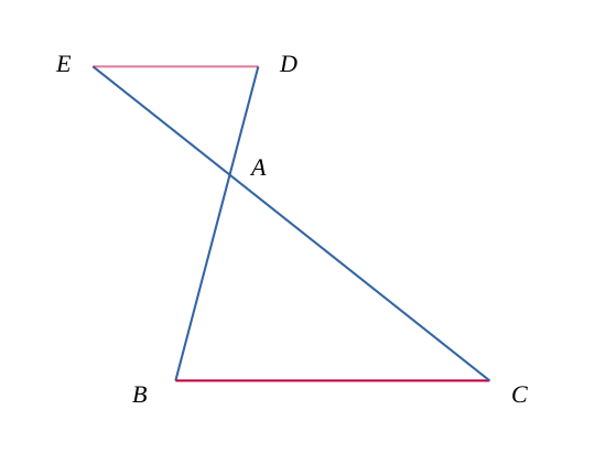 Un triangle quelconque renversé